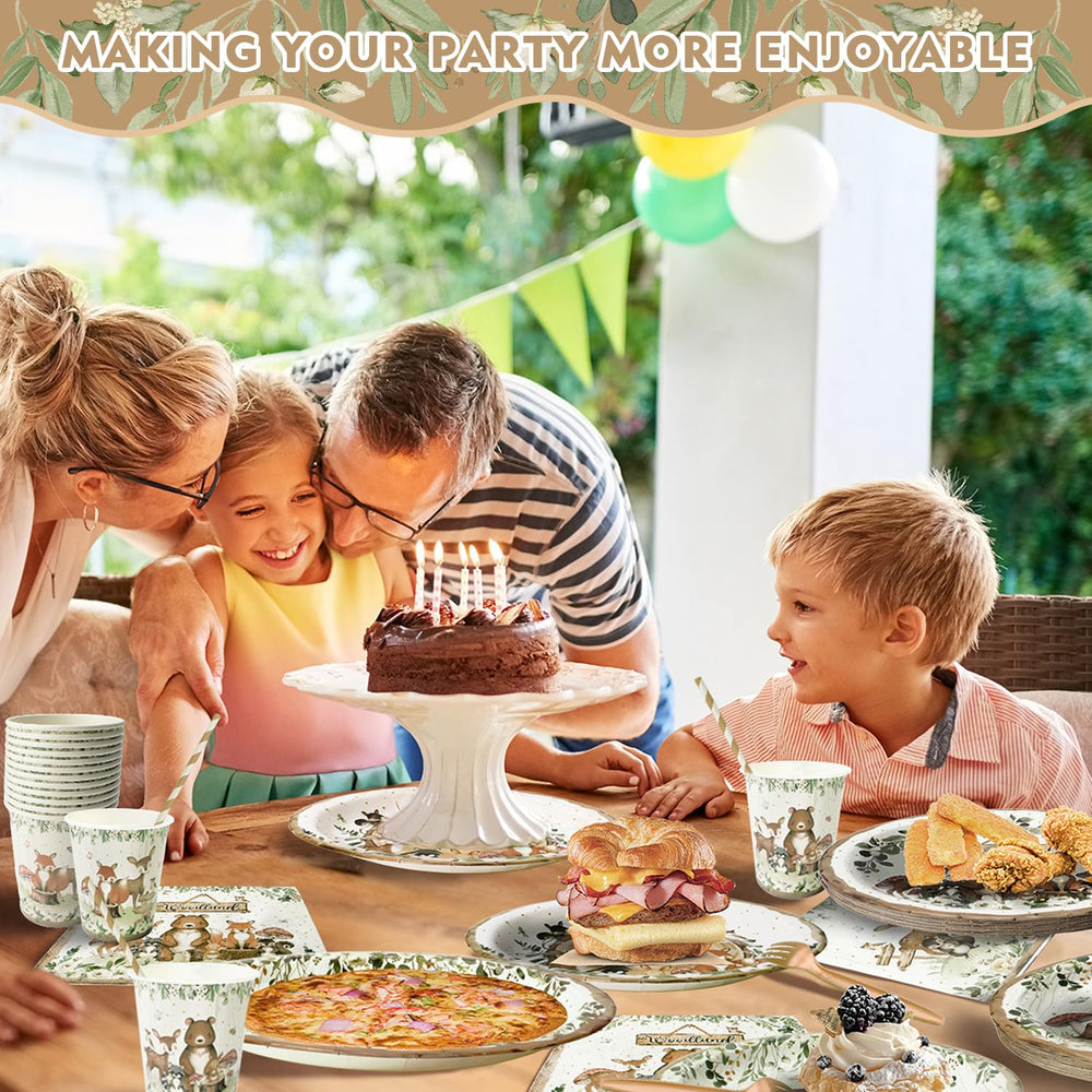 Kinovo woodland cups durable drinks for kids and adults