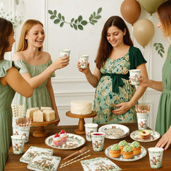 Kinovo woodland dessert plates 7-inch charming for sweet treats