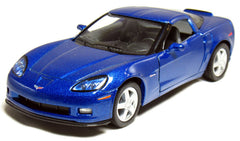 KiNSMART 2007 Corvette Z06 compact size ideal for desk or shelf display.