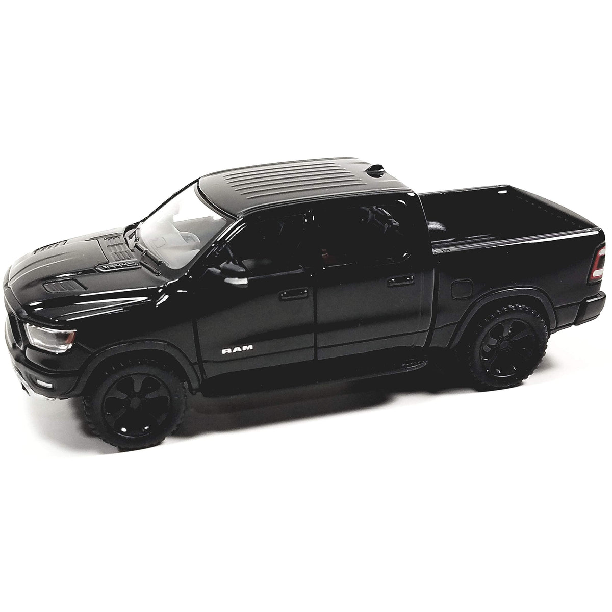 KiNSMART 2019 Dodge Ram 1500 1:46 scale model in black, ideal for display