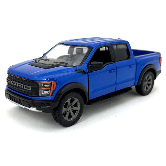 KiNSMART Ford F-150 Raptor white 5in die-cast model with pullback action for play