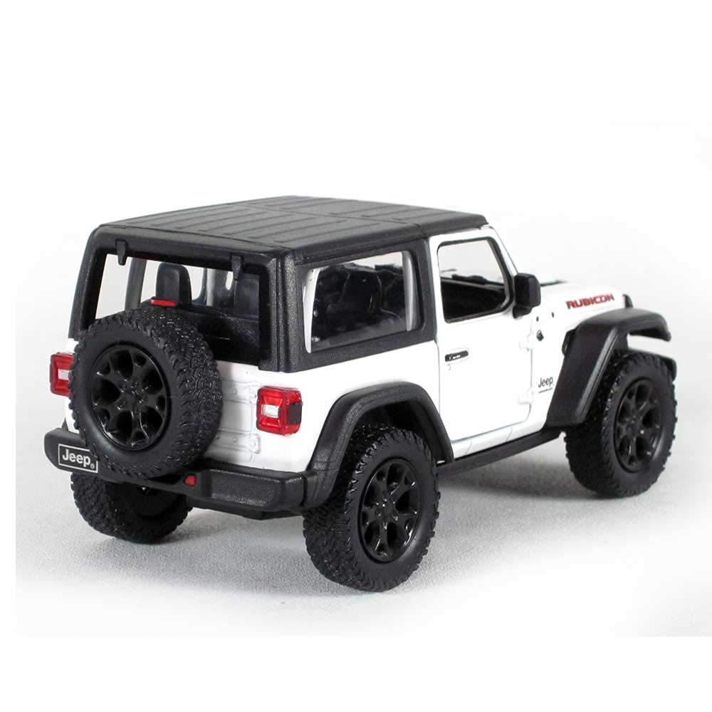 KiNSMART Jeep Wrangler Rubicon 1:34 interior detail for realistic play and collection.