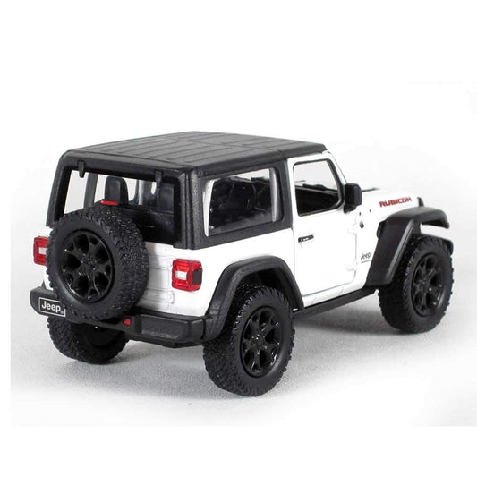 KiNSMART Jeep Wrangler Rubicon 1:34 interior detail for realistic play and collection.