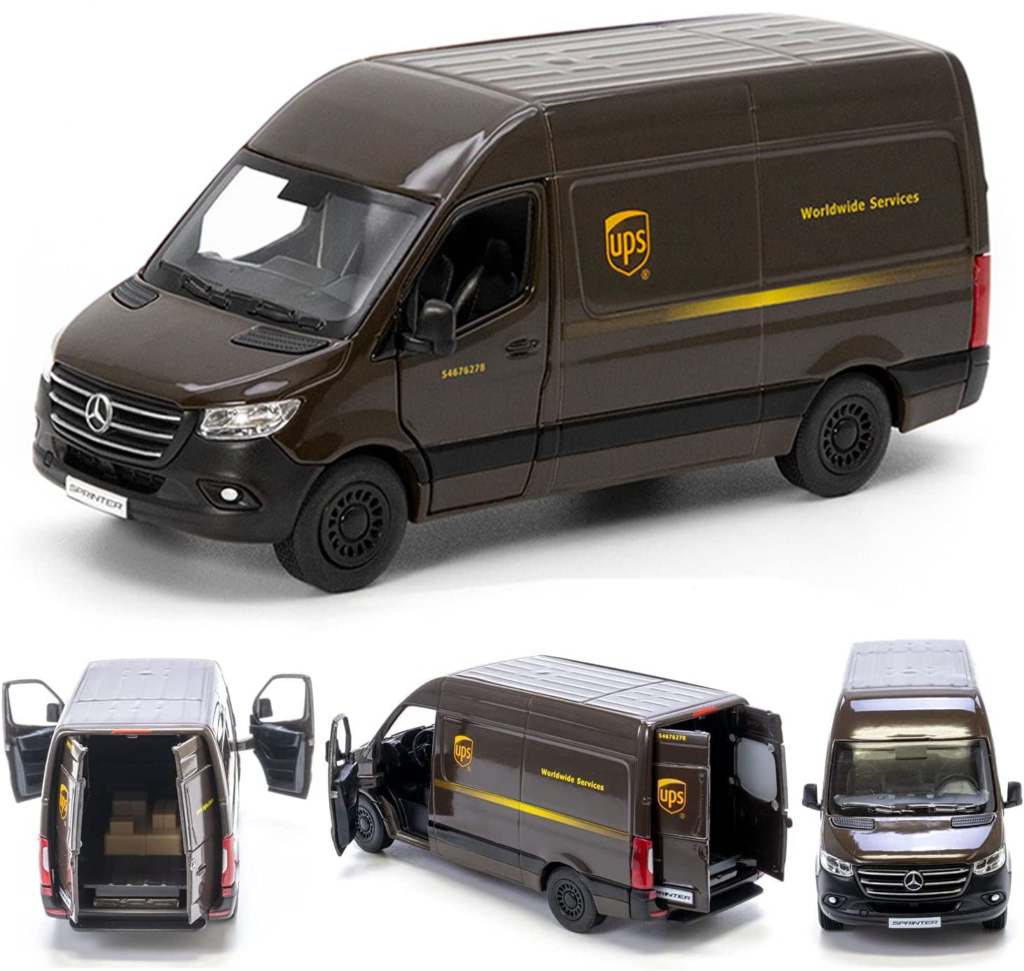 KiNSMART USPS Grumman LLV die-cast 5-inch model for collection