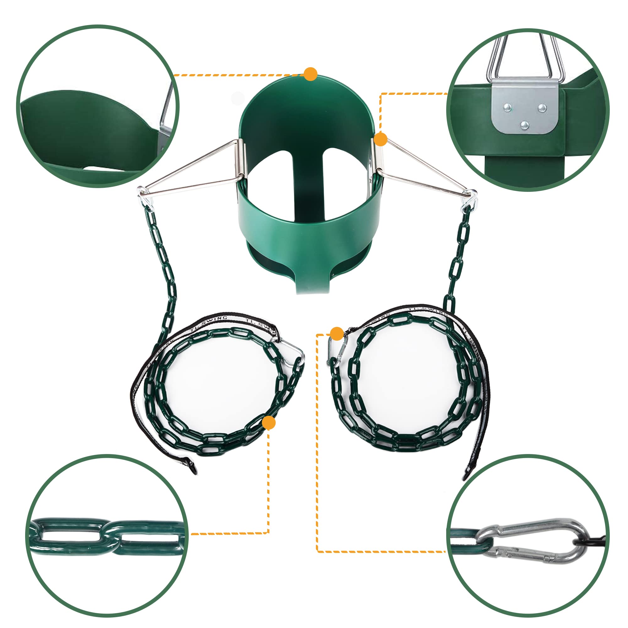 KINSPORY easy setup with included mounting accessories in minutes