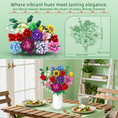 kiothdre peony bouquet stem close-up, soft petals inspire calm spaces.