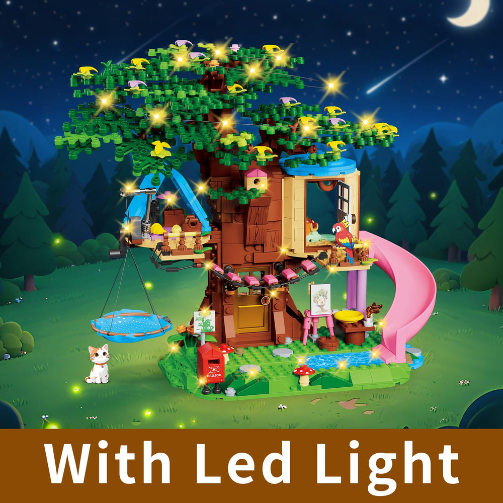 Kiothdre Treehouse Cat Figurine sparks storytelling and friendly play.
