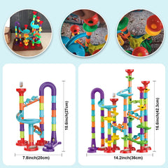 Kipawa Marble Run elevator blocks enable smooth marble routes for exploration.