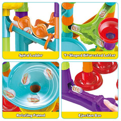 Kipawa Marble Run glass marbles deliver satisfying tactile feedback during play.