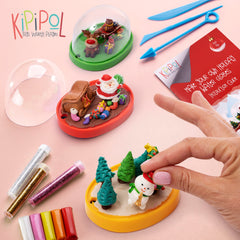 Kipipol clay tools help kids shape precise details.