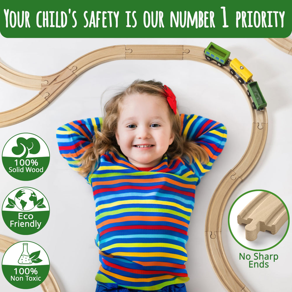 Kipipol connectors and fasteners keep tracks securely linked.