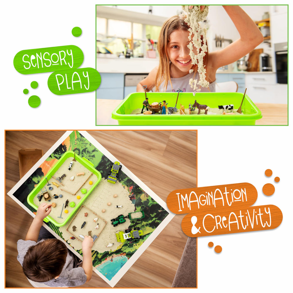 Fifteen farm animals spark imaginative storytelling and role-play.