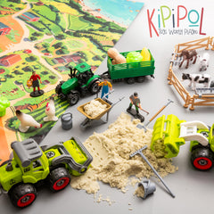 Nine veggies and twelve fences expand construction and sorting activities.