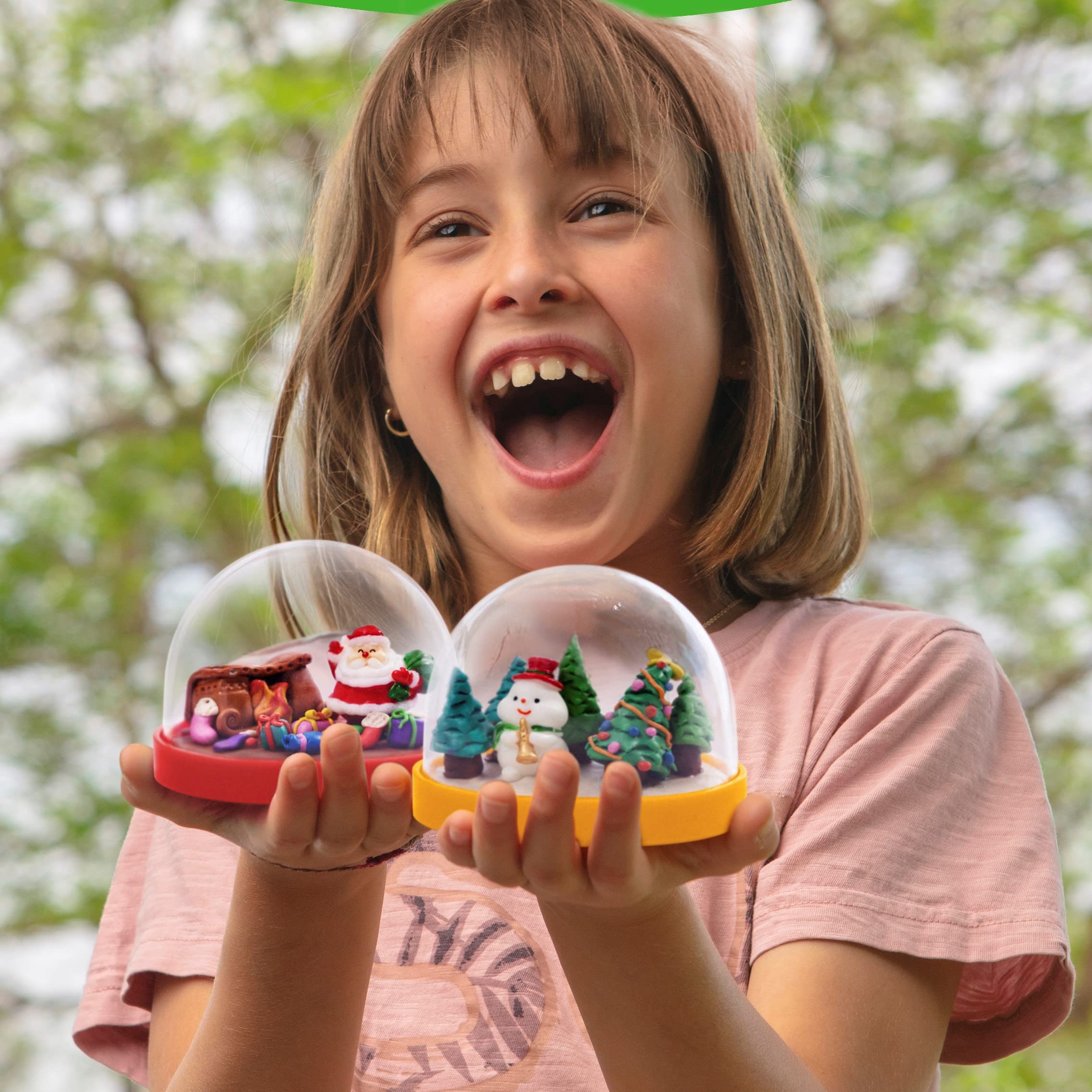 Kipipol water globe-making in action lets kids display their handmade scenes.