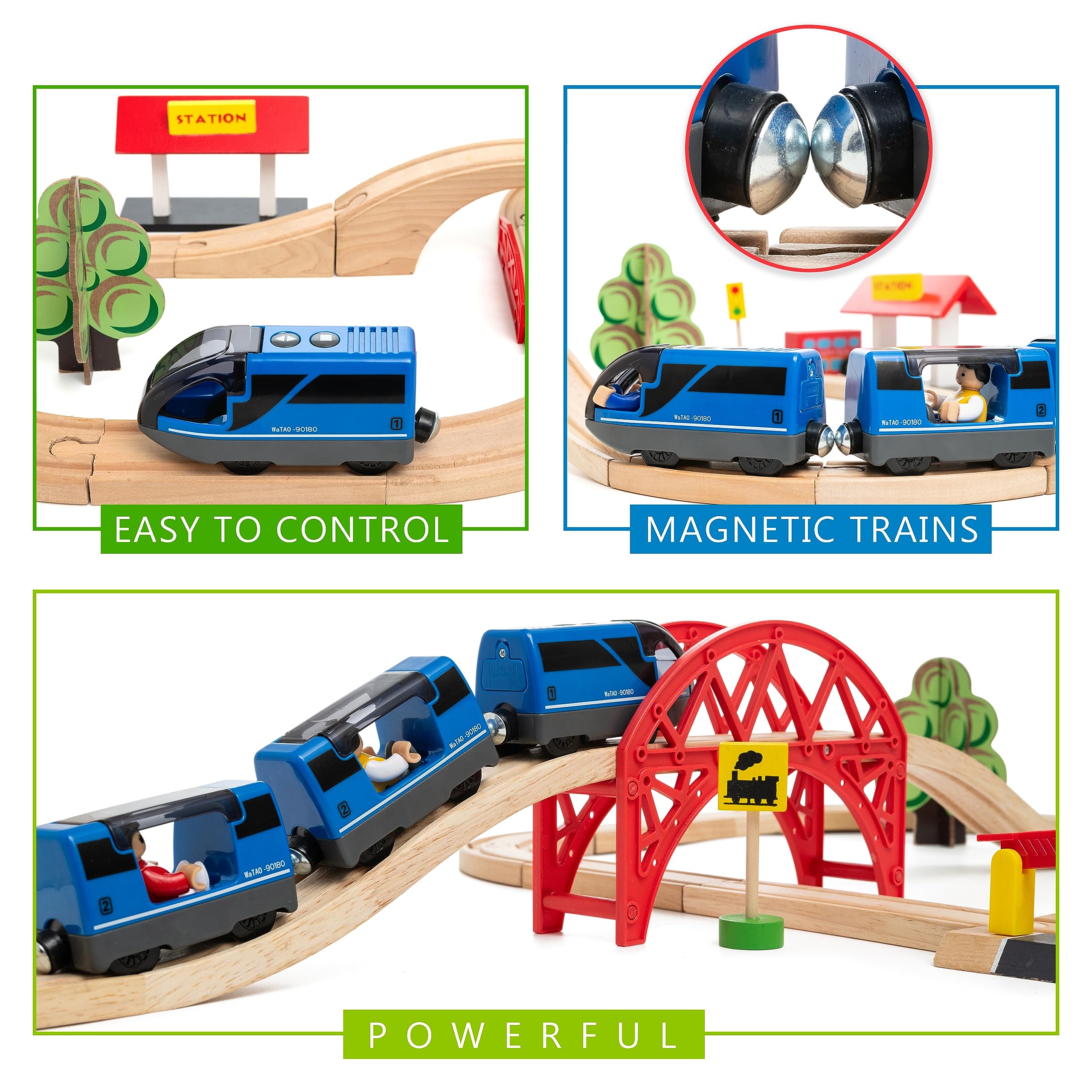 KipiPol jungle sticker scene enhances colorful train customization.