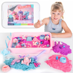 Kipipol Unicorn Sensory Bin Box for organized, mess-free play and imagination.