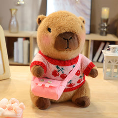 Three bags included with the Kireidane capybara plush for complete outfits