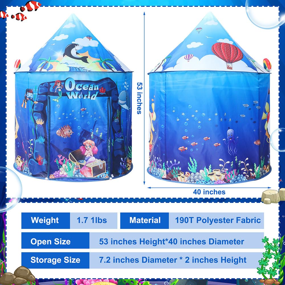 KirKjufell ocean world gift-ready tent ideal for birthdays or holidays