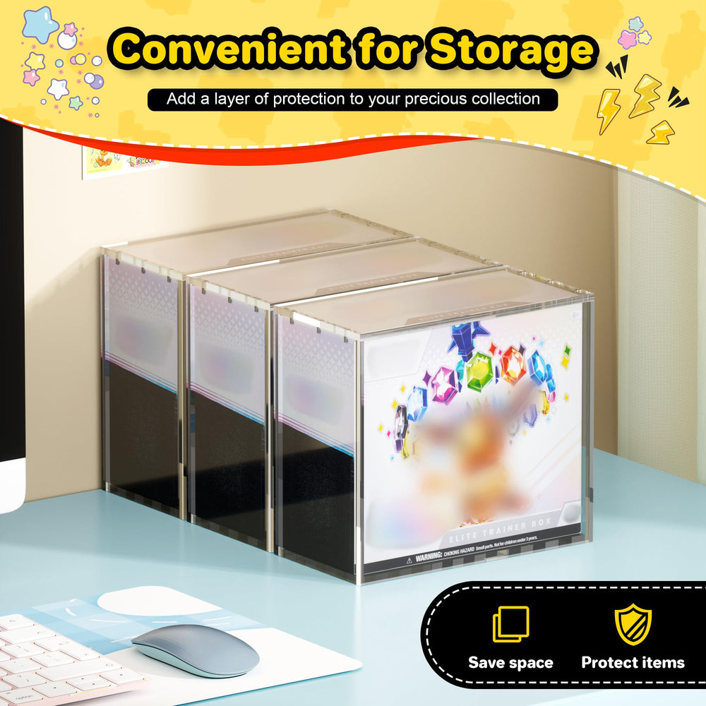 Kisbox ETB Protector Case UV protection preserves box.