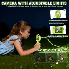 Kiscamgear underwater lens view enabling pond or tank exploration.