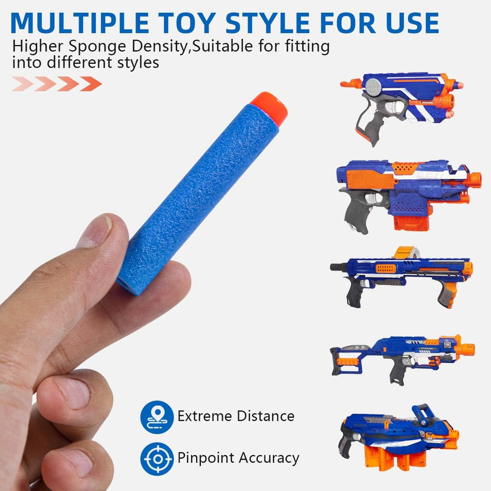 KISEER Nerf-elite compatible darts ensure smooth, safe play with Nerf blasters