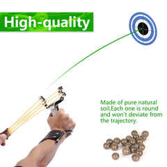 KISEER bulk pack of 2500 biodegradable slingshot ammo balls for multiplayer games.