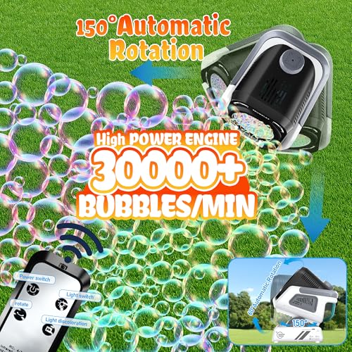 Kiskey bubble machine remote control for easy hands-free operation during events.