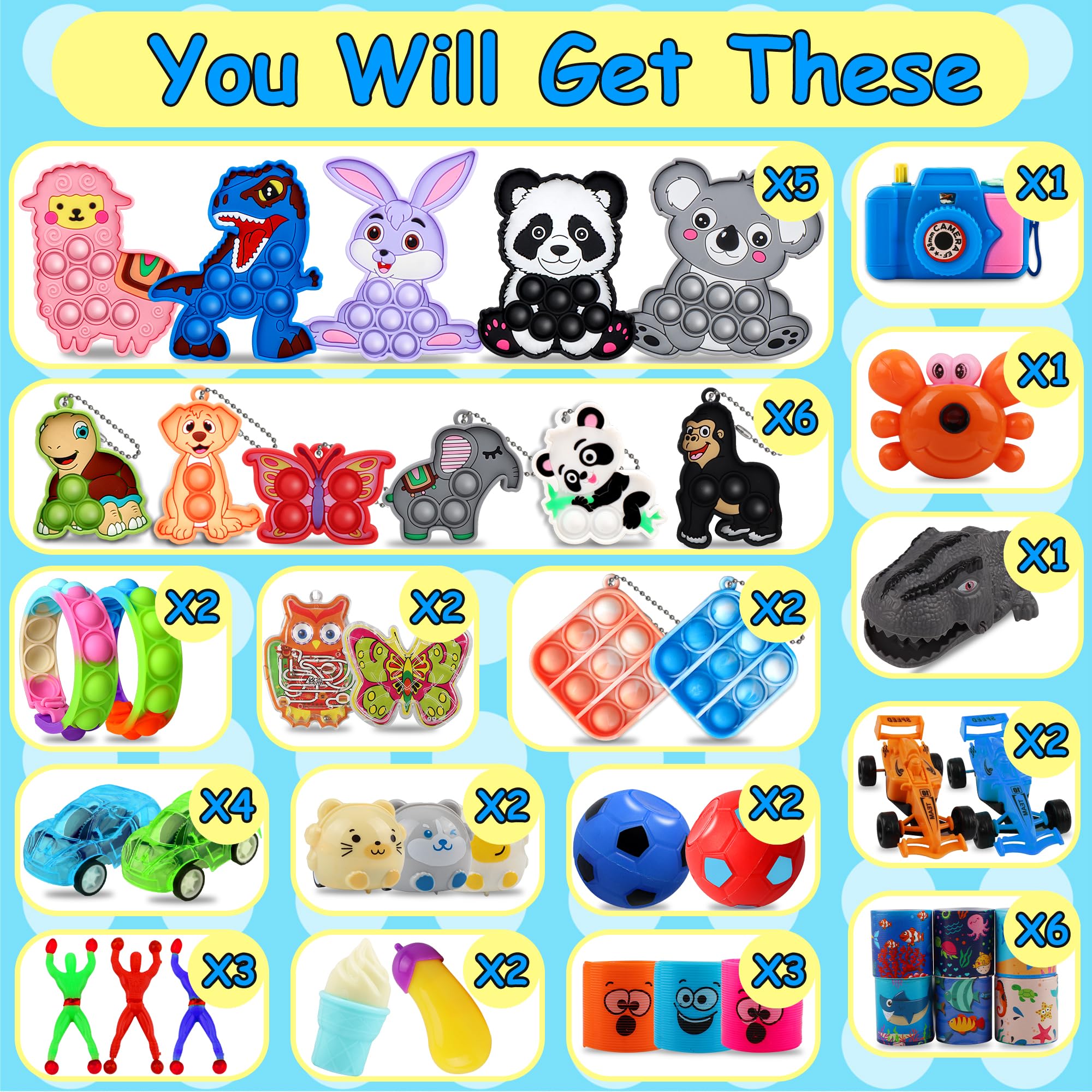 Kiss Monkey fidget toys variety set for stress relief and focus