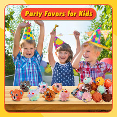 KissFree Animal Pop Ball bubble action captures popping sound and sensory satisfaction