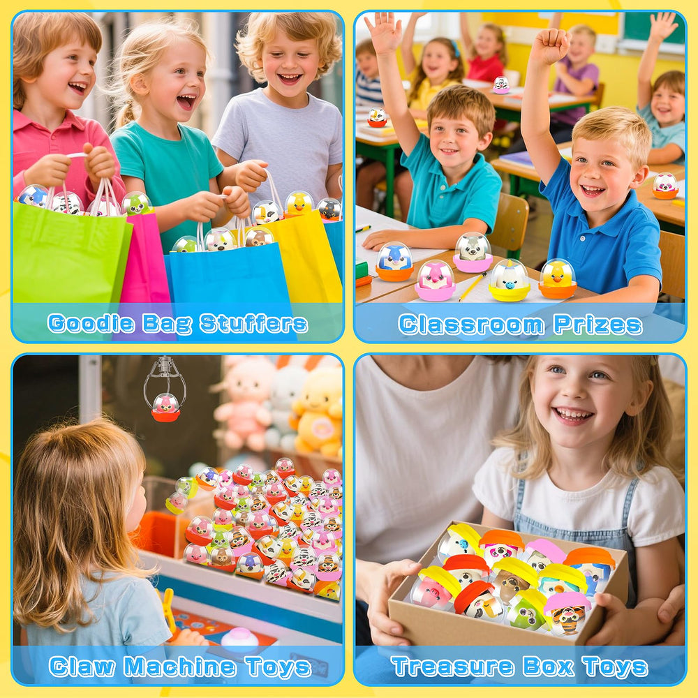 KissFree classroom prizes and treasure chest rewards with colorful squishies.