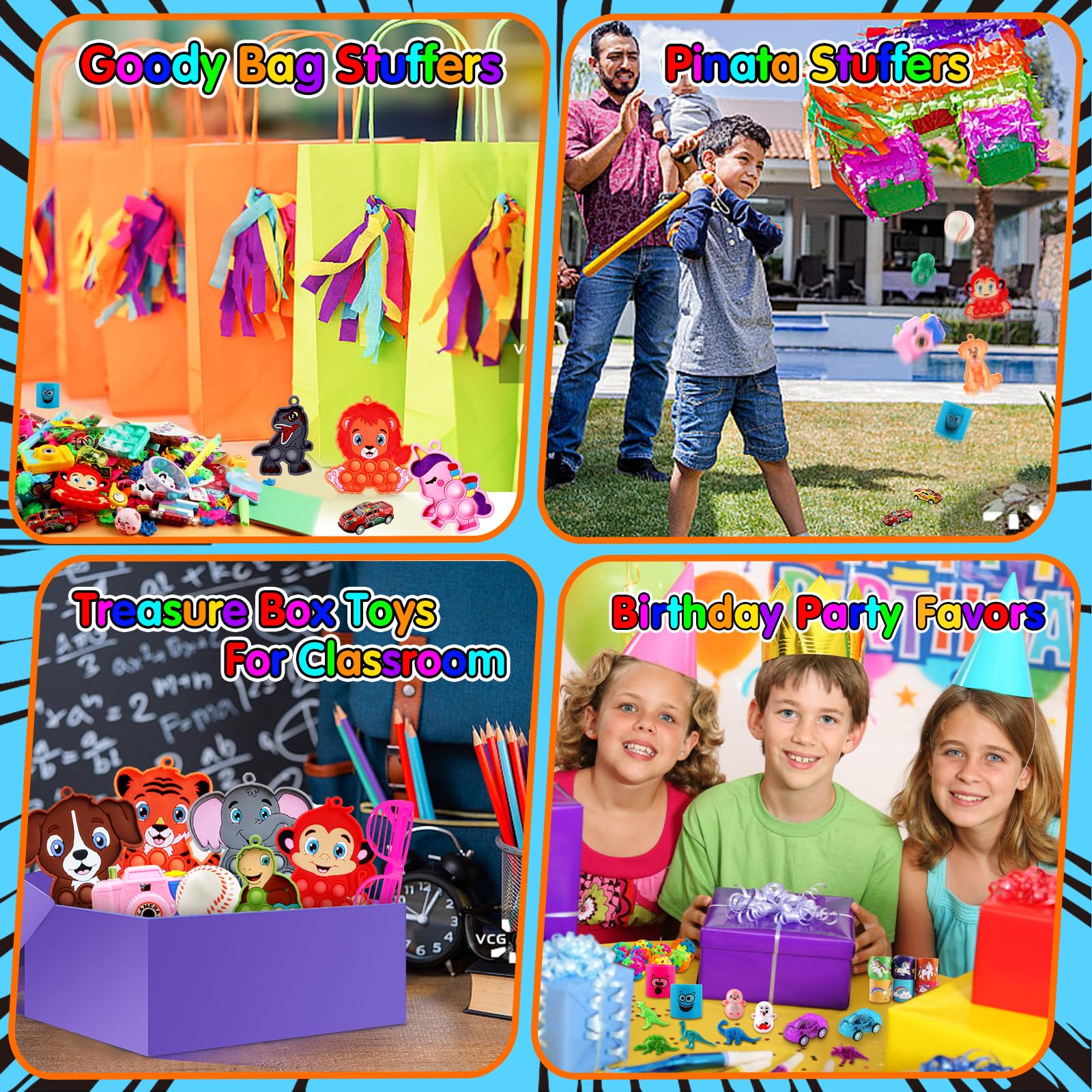 KissFuture squishy-toys-assortment squeezable friends for imaginative play.