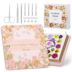 KISSONE Flower Press Kit 11x11 wooden boards for oversized blooms and even pressure