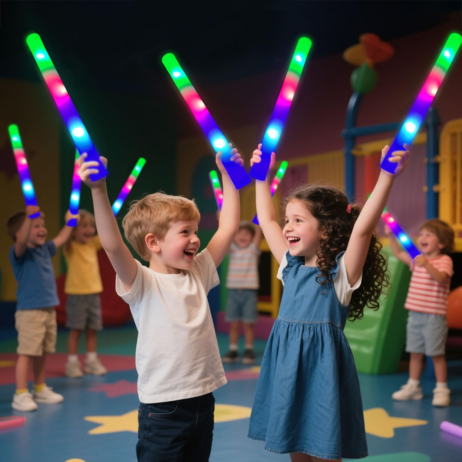 KitchenGenie individually wrapped glow sticks for easy sharing