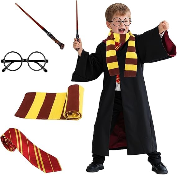 Kitimi Wizard robe cape for immersive cosplay and magical party fun.