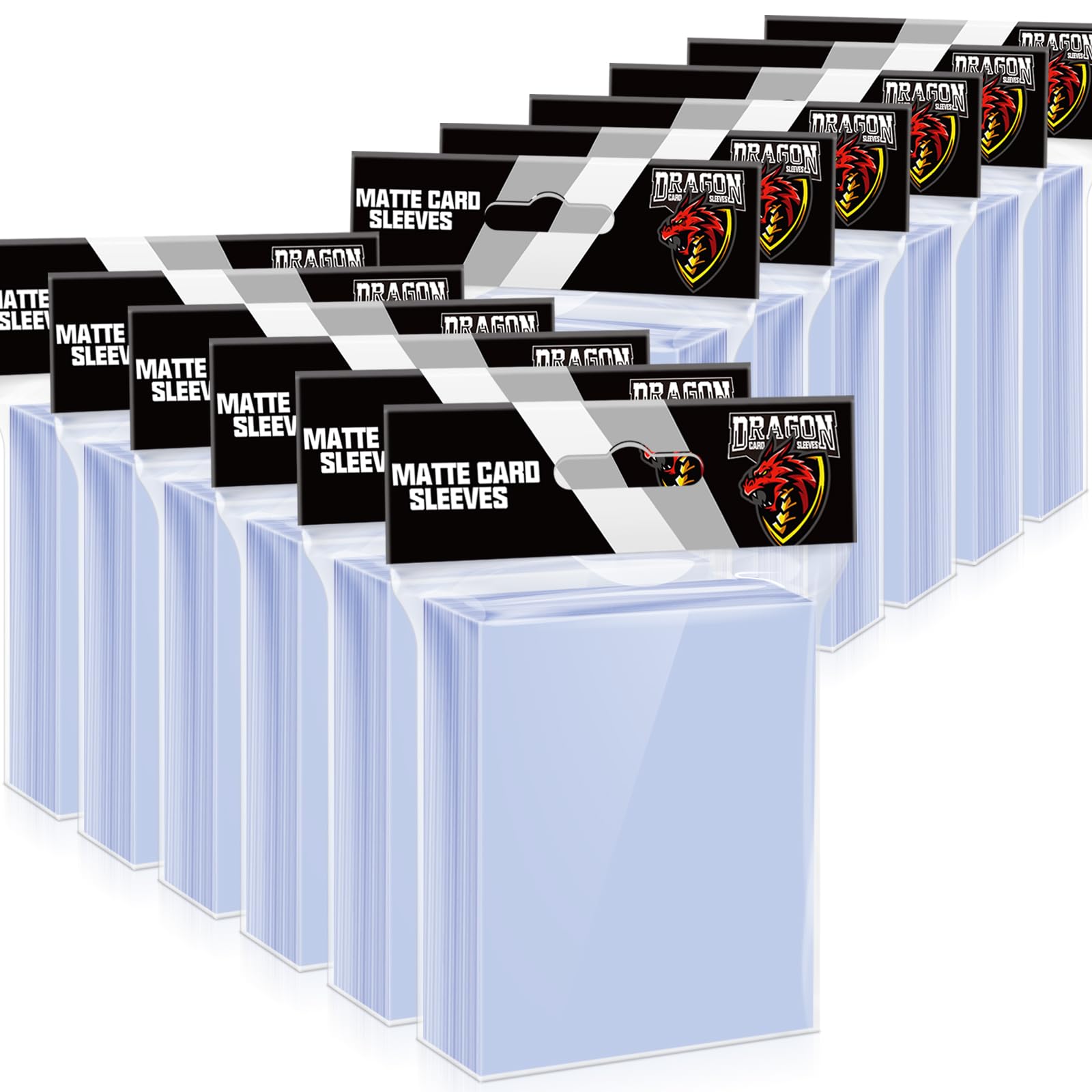 Kitoyz 1200-count card sleeves top loaders protect sports cards while staying clear.