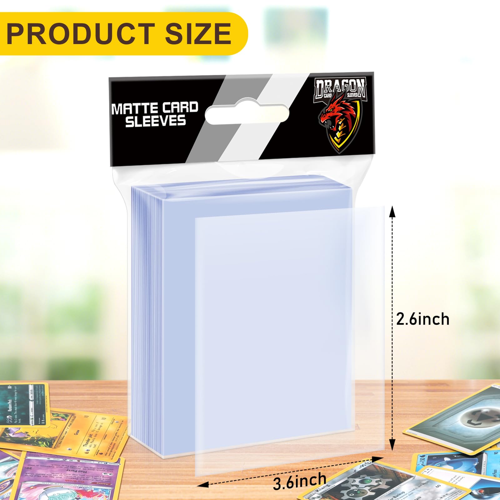 Kitoyz non-pvc acid-free polypropylene sleeves safeguard cards without harsh chemicals.