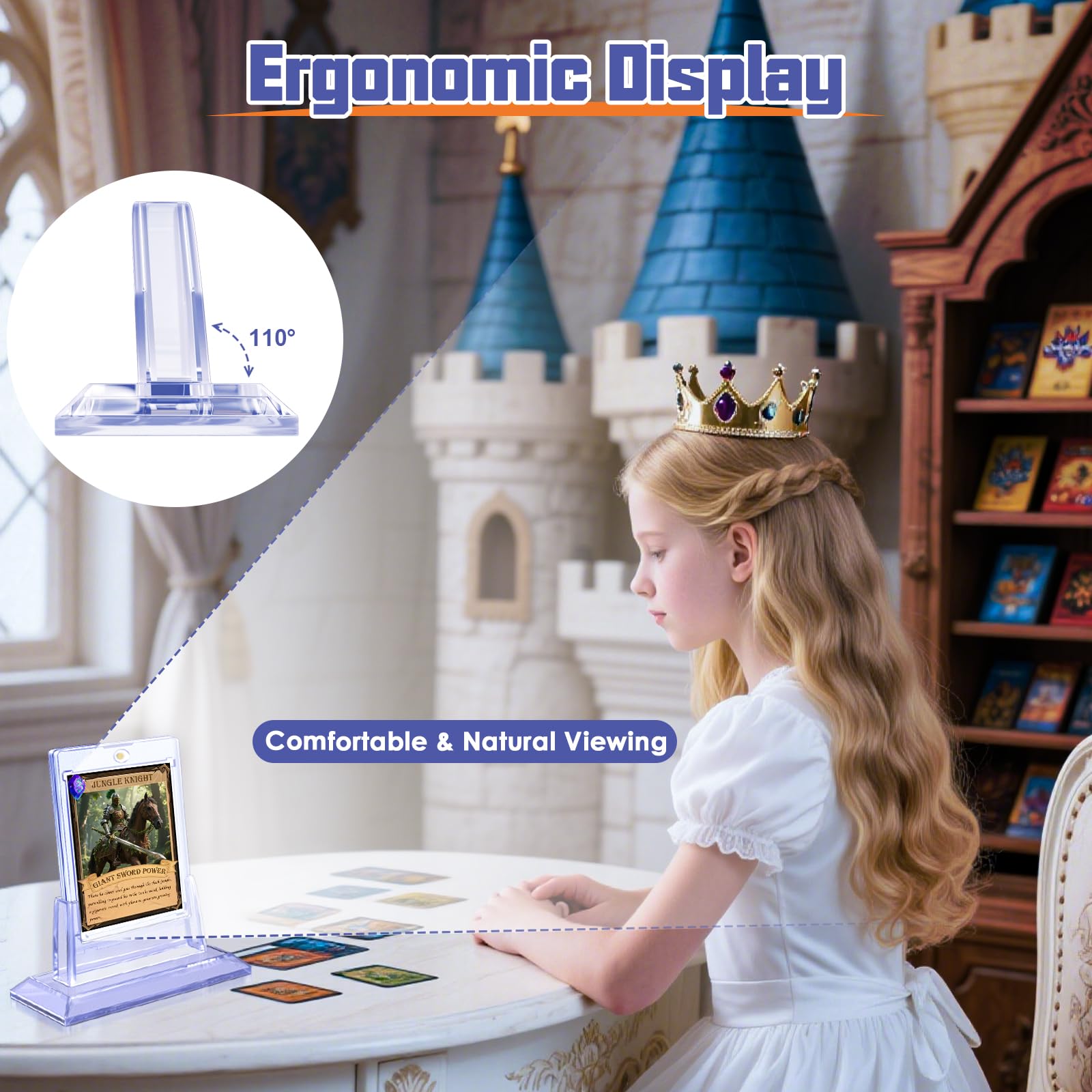 Kitoyz versatile for sports, trading, and game cards display