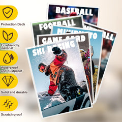 Kitoyz sleeves fit baseball, football, and game cards for versatile protection.