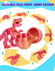 KittyCode dinosaur egg parts spread highlighting disassembled components for building.
