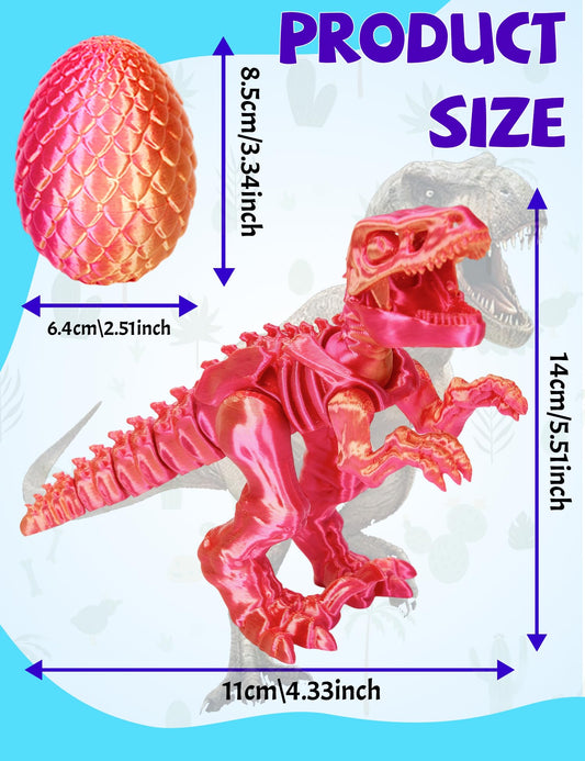 KittyCode dinosaur egg skeleton shown with lifelike bones for display and study.