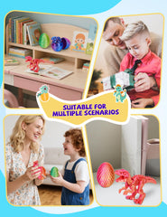 KittyCode stress-relief fidget with articulated dino skeletons for focused play.