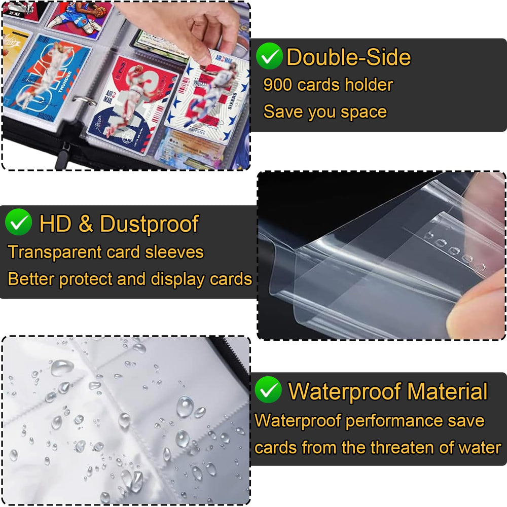 Kivxizi transparent dust-proof sleeves protect card collection
