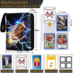Kivxizi binder cover design features football pattern for gift appeal