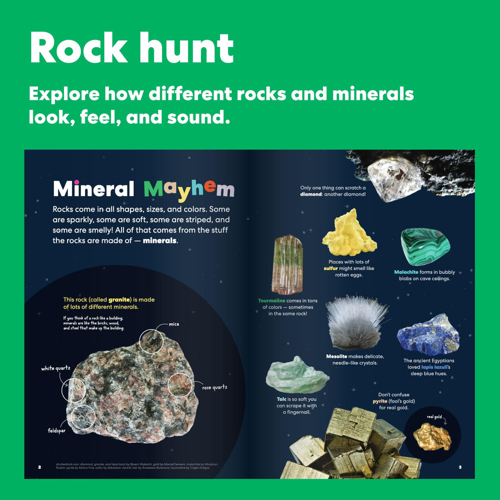 KiwiCo Volcano STEM-activities scene capturing eruption experiment and kid-friendly experiments