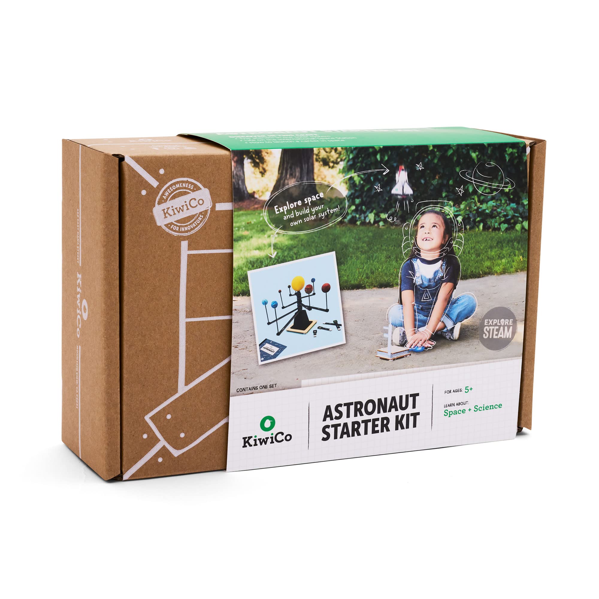 KiwiCo Astronaut Starter Kit life in space facts highlight daily life aboard stations.
