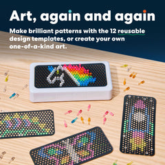 KiwiCo Pixel Art Kit lightbox-display bright and engaging for early artists