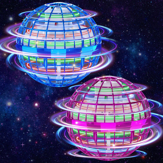 KIYTARBOO Flying Orb Ball 2PCS set for outdoor and indoor fun with easy control.