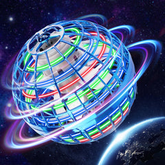 KIYTARBOO Flying Orb Ball in flight showing agile control for indoor or outdoor fun
