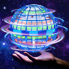 KIYTARBOO Flying Orb Ball Toy front view shows sleek design and flight action