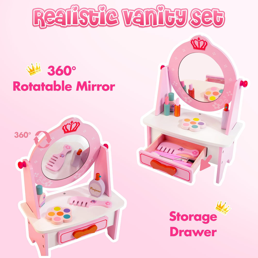 Kizfarm pretend makeup kit supports creative role play for kids